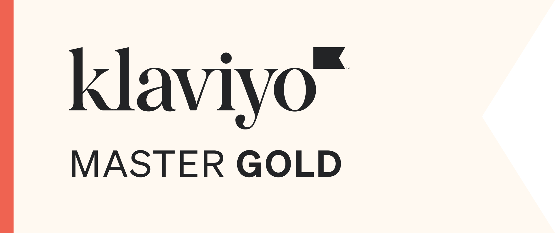 MarketKing Klaviyo Gold Partner badge