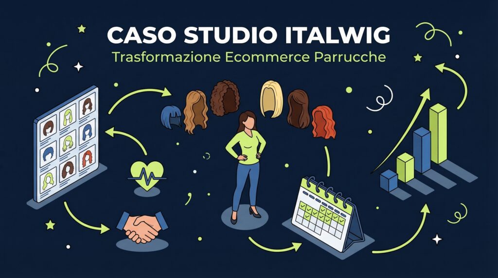 Caso studio ecommerce parrucche Italwig con trasformazione da catalogo a percorso personalizzato