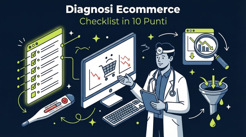 Diagnosi ecommerce non vende con checklist e strumenti di analisi performance