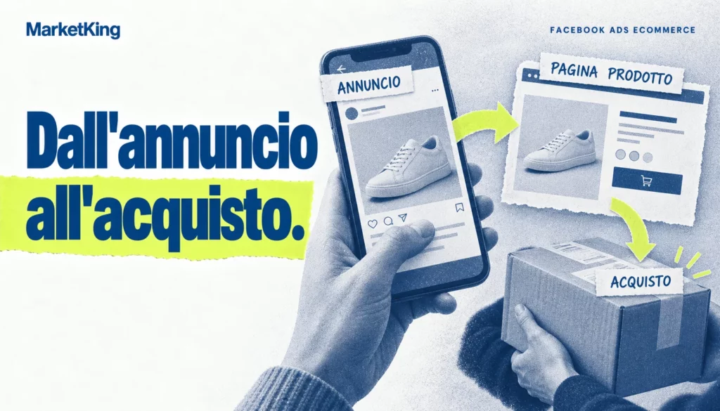 Facebook Ads per ecommerce: dall'annuncio alla pagina prodotto e all'acquisto.