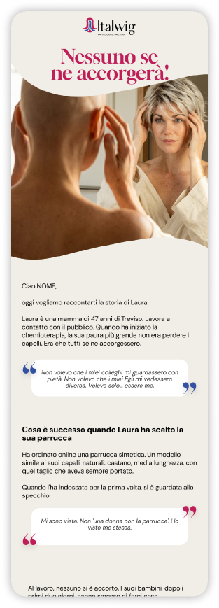Email storytelling: la storia di Laura — nessuno al lavoro se ne è accorto