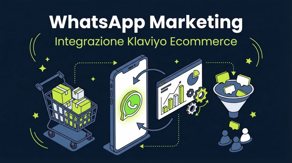 WhatsApp marketing integrato con Klaviyo per automazioni ecommerce e retention